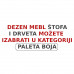 Foteljica Omega štep - siva